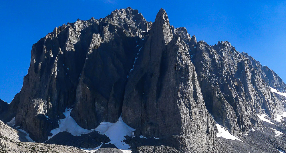 Temple Crag mountain in the Sierra Nevada